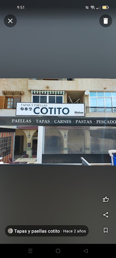 Tapas y Paellas Cotito